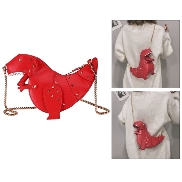 Bolso de Hombro con Remaches , Bolso Bandolera con Correa de Cadena, Bolso de Mano de Diseñador para Niña Bolso de Teléfono para Mu rojo Macarena bolso de mujer cruzado