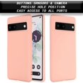 thumbnail image 5 of Designed for Google Pixel 7 2022 Case,Slim Liquid Silicone Rubber Shockproof Phone Cover with Wrist Strap Soft Anti-Scratch Microfiber Lining Protection Case for Google Pixel 7 (Pink) …, 5 of 15