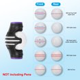 thumbnail image 4 of Uxcell Golf Ball Marker Stencil 360 Triple Line Alignment Marking Tool Black/Purple, 2 Pcs, 4 of 7