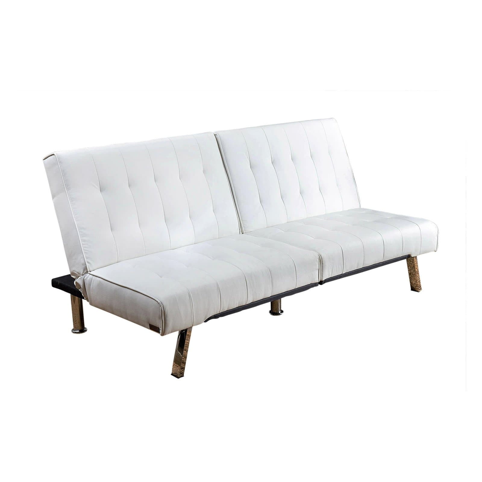Abbyson Jackson Leather Foldable Futon