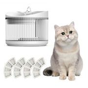 Bellaven Pet Water Fountain Ultra Quiet Cat Water Fountain with USB Port Charging Filter Small Dogs Water Dispenser Automatic Pet Fountain for Cats Puppy