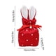 thumbnail image 3 of Bolsa De Tela Con Cordón Bolsa con cordón con orejas de conejo rojo, 1 pieza, juego de bolsas de regalo de conejo de Pascua para recuerdos de fiesta de búsqueda de huevos de Pascua JASKFLY, 3 of 8