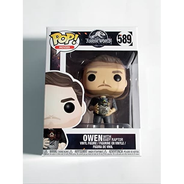 ¡Funko Pop! Películas Jurassic World Owen con Baby Raptor #589