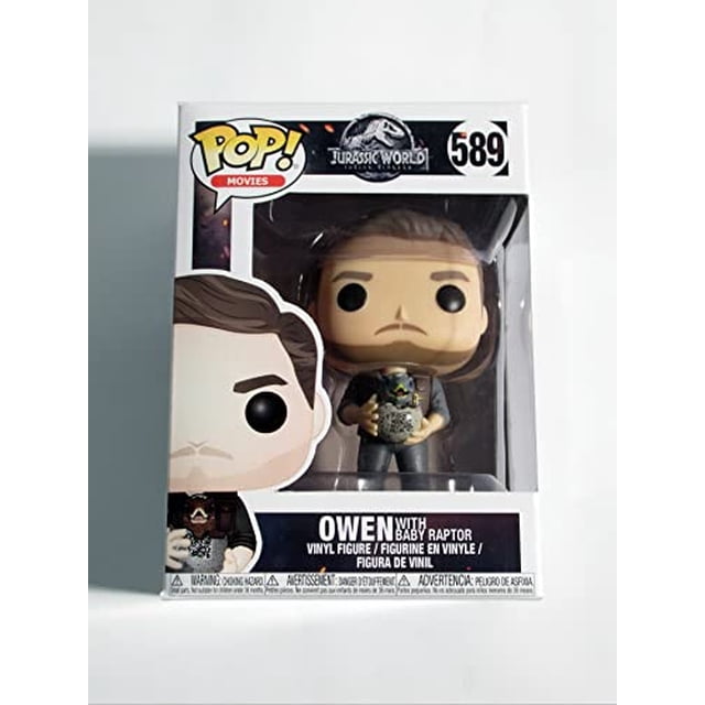 ¡Funko Pop! Películas Jurassic World Owen con Baby Raptor #589