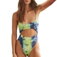 thumbnail image 1 of Aayomet Maillot de Bain Réglable Sangle Boucle Réservoir Maillot de Bain Caimjump (C, XL), 1 of 4
