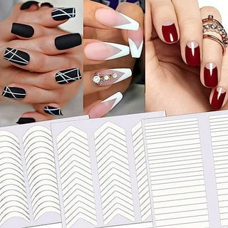 TailaiMei 1768 Pieces 60 Designs French Manicure Nail Stickers