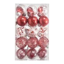 30 Pcs Christmas Balls Gift Box Set Creatives Color Painting Christmas Balls Christmas Tree Hanging Balls Pendant Christmas Decoration Set