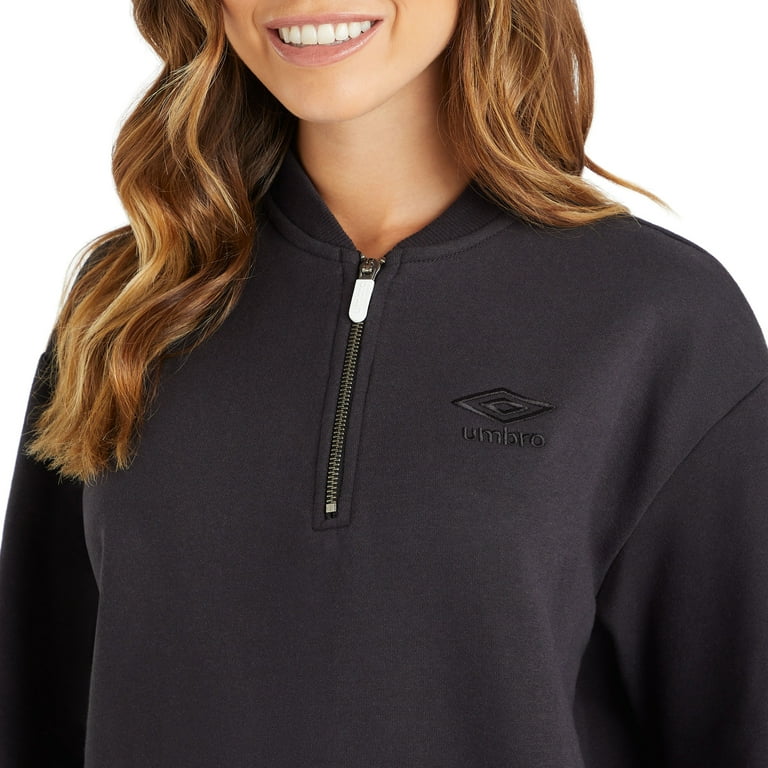 Umbro Womens Core Half Zip Sweatshirt