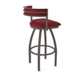 thumbnail image 2 of 861 Artemis 36" Swivel Bar Stool with Bronze Finish and Graph Ruby Seat and Back, 2 of 5