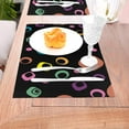 thumbnail image 5 of YFYANG Washable Heat-Resistant Placemats, 70% PVC/30% Polyester, Colorful Geometric Patterns Kitchen Table Mat, 12" x 18" 1 Piece, 5 of 6