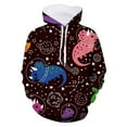 thumbnail image 3 of Little Boys Girls Kids Teen Hooded Unisex Sweatshirt 3D Galaxy Dinosaur Printed Pullover Hoodie For Girls Boys With Pocket 7-8T, 3 of 3