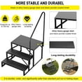 2 Step Stairs 5th Wheel Stair Hot Tub Steps Outdoor RV Alloy Steel Step