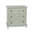 thumbnail image 2 of Home Fare Hand Painted 3-Drawer Accent Chest in Weathered Sage Green, 2 of 6