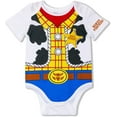thumbnail image 4 of Disney 3-Pack Toy Story Infant Baby Boy Onesies with Woody, Buzz, Aliens, 4 of 4