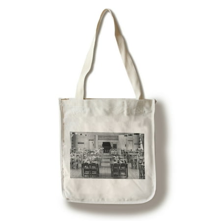 Photo Dining Room - Timberline Lodge Main Dining Room Mt. Hood Photograph (100% Cotton Tote Bag - Reusable)