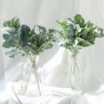thumbnail image 4 of Dinheiro 6 piezas de plantas artificiales para exteriores, plantas artificiales en maceta, plantas falsas, plantas artificiales realistas verdes para el hogar, la oficina, el escritorio de la casa,, 4 of 5