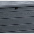 thumbnail image 2 of Keter Brightwood 120 Gallon Durable Resin Outdoor Deck Box Storage Organization, Anthracite Gray, 2 of 7