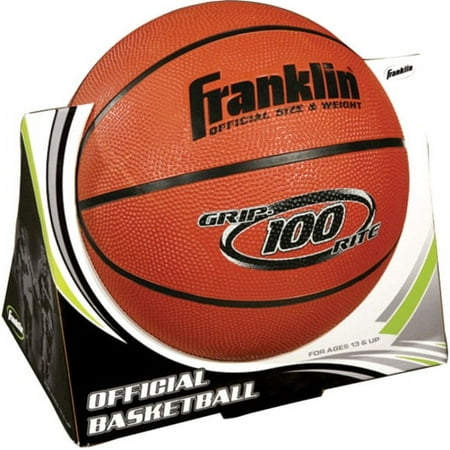 UPC: 0025725075966 | Franklin Sports Intermediate Size Grip-Rite 100 Rubber Basketball 28.5