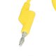 thumbnail image 1 of Crocodile Clip Test Leads, Flexible Banana Plug Cable for Electrical Testing J.70035-1 4mm, Yellow, 1 of 1