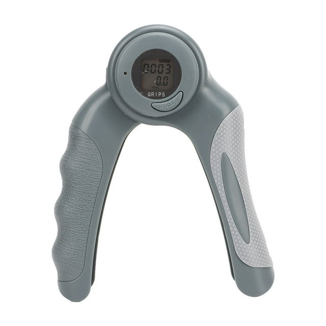 Empuñadura con contador electrónico, pantalla LCD, fortalecedor de agarre ABS para recuperación muscular, entrenamiento de fuerza de mano