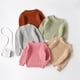 thumbnail image 3 of Suéter Para Niños, Bebé, Niña, Niño, Suéter De Punto De Gran Tamaño, Suéter De Cuello Redondo, Sudadera, Blusa De Manga Larga Cálida Sólida, Blusa Gris Odeerbi LM103-4139, 3 of 3