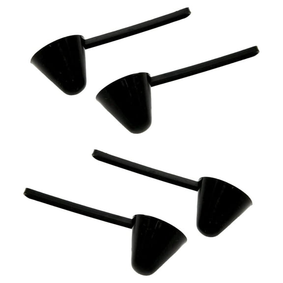 Chef Craft 4 Piece Perfect Coffee Measuring Spoon Scoop, Black