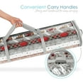 thumbnail image 6 of Hearth & Harbor Holiday Christmas Wrapping Paper Storage Bag Fits Up to 22 Rolls of 40", Silver, 6 of 6