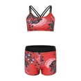 thumbnail image 5 of CONZONE Womens Bikini Sets With Shorts 2 Peice Swimsuits for Women High Waisted Graphic Lightweight Summer Beach Bathing Suits, 5 of 6