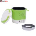 thumbnail image 6 of 1L/ 0.26Gal Mini Rice Cooker Steamer, Camping Rice Cooker Pot Portable Electric Rice Cooker with Measuring Cup and Spoon, Car-mounted Small Rice Cooker for Travel Outdoor,Home,Office(Green), 6 of 10