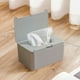 thumbnail image 4 of Caja de pañuelos con funda para teléfono celular, organizador de papel facial para cocina, baño, tocador, encimeras, dormitorio, tocador y mesas, contenedor de pañuelos de plástico de regalo, 4 of 6