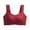 Red, variant on Seamless Wirefree T Shirt Bra for Daily Home Wear with Light Support and BreathableFabric Comfort—Unlined Non Padded Elastic Underwear, M, Beige