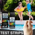 thumbnail image 4 of 7 in 1 Swimming Pool Water Test Paper 50Pcs Water Quality Strips for Testing PH Chlorine Bromine Acidity Cyanide, 4 of 5