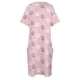 thumbnail image 4 of Vestido rosa pastel con estampado de hombros para mujer vestidos elegantes para mujer, 4 of 6