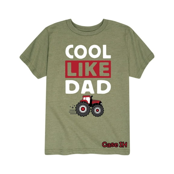 Case IH Cool Like Dad - Father's Day - Toddler Short Sleeve Graphic T-Shirt