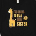 thumbnail image 3 of Inktastic I'm Going to Be a Big Sister Giraffe Toddler Sweatshirt, 3 of 4