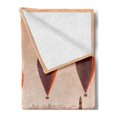 thumbnail image 2 of East Soft Flannel Fleece Blanket, Hot Air Balloon over Plain of Bagan Misty Morning Myanmar Famous Heritage, Cozy Plush for Indoor and Outdoor Use, 50" x 70", Peach Orange Cinnamon, by Ambesonne, 2 of 5