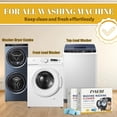 thumbnail image 3 of Laundry detergent sheets, 36 sheets (18 months), suitable for top-loading and front-loading washing machines, helps reduce pet hair and stubborn stains, fragrance-free (3 packs), 3 of 4