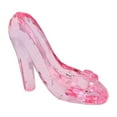 thumbnail image 3 of Zapatos de tacón alto de princesa, decoración para casa de muñecas, zapatillas acrílicas de colección para exhibir rosa, 3 of 9