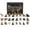 A004- D, variant on 24 Pcs Set Celtic Forest Advent Calendar with 2D Flat Acrylic Calendar Figures,Mythical Fantasy Christmas Tree Ornaments Set for Holiday Christmas Decorations