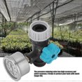 thumbnail image 3 of Adjustable Water Pressure Reducing Valve with Pressure Gauge Pressure Meter Pressure Regulator Separator for Greenhouse Garden Irrigation, 3 of 5