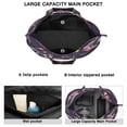 thumbnail image 2 of Flower Women's Large Weekend Travel Bag Moving Canvas Handbag Thick Double Layer Beach Weekend Travel Unisex Hospital Maternity Delivery with Toiletry Waterproof, 2 of 5