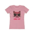 thumbnail image 6 of Cool Cat Shirt - Cool Cat Mom Shirt - Pink Cat Shirts for Women Cat Mom Gifts for Women Cat Lover Shirts, 6 of 6