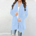 thumbnail image 2 of Women's Airy Knit Cardigan Long Sleeve Loose Fit Duster Sweater Soft Layering Piece for Office Casual Wear 2025 Fashion, 2 of 7