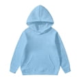 thumbnail image 5 of Vividxx Hoodies For Girls Kids Letter Print Long Sleeve Pullover Casual Hooded Sweatshirts Soft Outerwear Classic 9-10 Years, 5 of 5