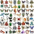 thumbnail image 2 of GKNET Wholesale Wedding Bridal Crystal Pearl Animal Insect Brooch Pin Jewellery New-39 Dragonfly, 2 of 7