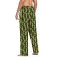 thumbnail image 7 of joogoo Men's Pajama Pants Neon Cactus Soft Long Sleep Lounge Pjs Bottoms S, 7 of 7