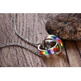 thumbnail image 3 of Rainbow Pendant Necklace with Chain, 3 of 4