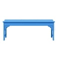 thumbnail image 3 of WestinTrends Malibu 46" length backless Outdoor Garden Bench, Pacific Blue, 3 of 14