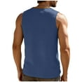thumbnail image 4 of LIBRCLO Mens Tank Tops Solid Color Elastic V-Neck Shirts Fashionable Sports Leisure Fitness Tank, 4 of 8