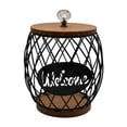 thumbnail image 1 of Soporte para cápsulas de café, accesorios de barra de café, almacenamiento de tazas, decoración de encimera, hierro negro, 1 of 9